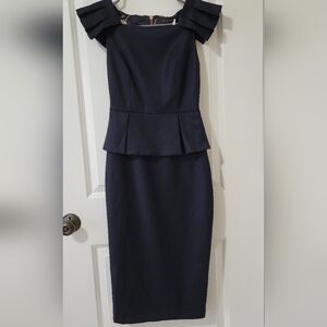 Ted Baker Peplum Midi Dress NWT
